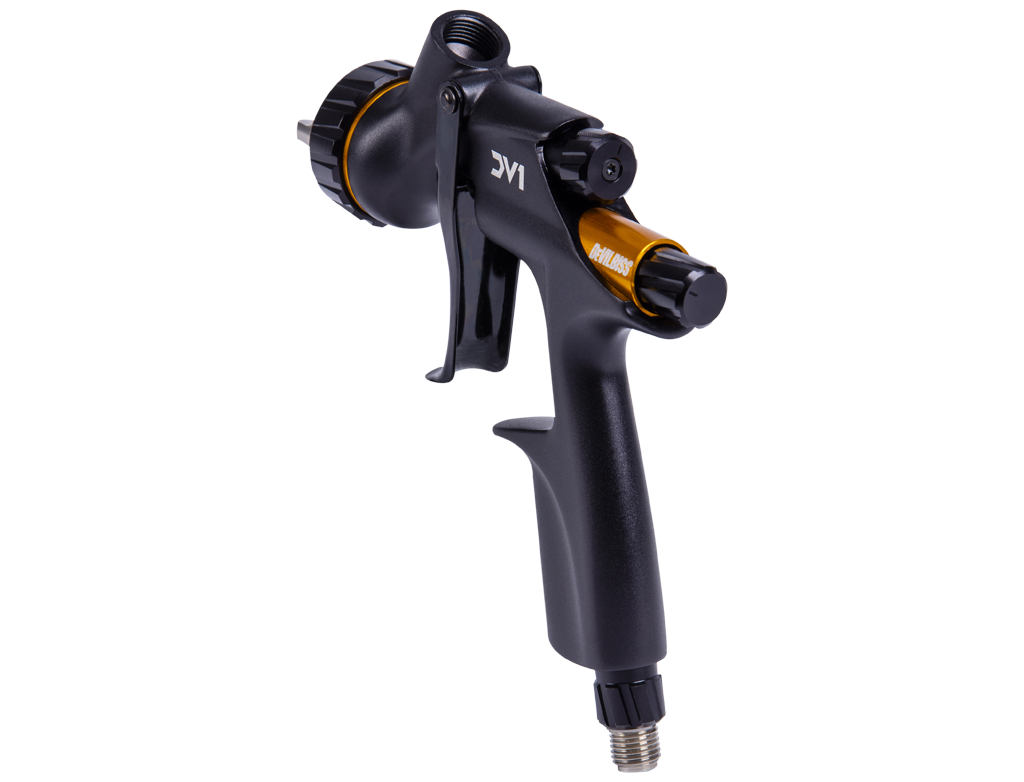 DeVILBISS DV1 Clearcoat  - Lakierniczy pistolet natryskowy | Górny zbiornik | HVLP-C1+ | d1,2