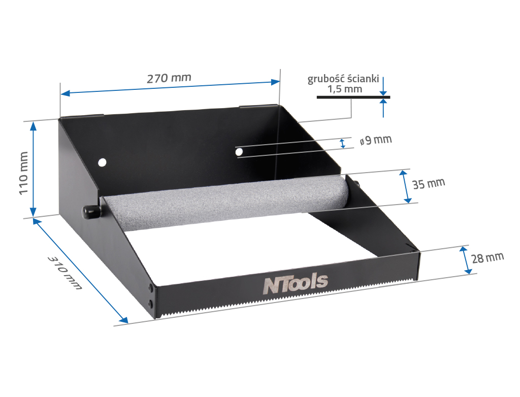 NTools TPH - Wieszak do czyściw i ręczników papierowych