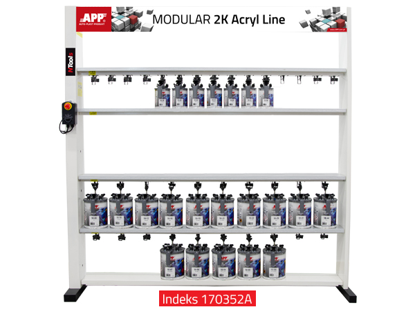 Mieszalnik do lakierów akrylowych NTools Modular Mixing Machine | 6 x 1,0L i 15 x 3,5L/4,0L | Acryl