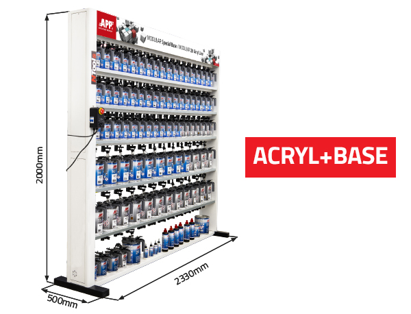 NTools Modular Mixing  Machine - Urządzenie mieszające z mieszadłami | 54 x 1,0L i 24 x 3,5L/4,0L | Base + Acryl