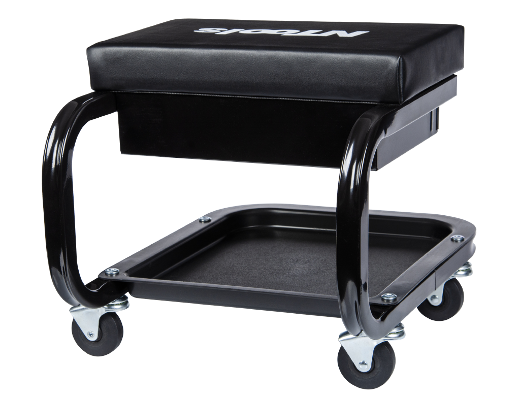 NTools MSWS - Mobilne siedzisko warsztatowe z szufladą | 100kg