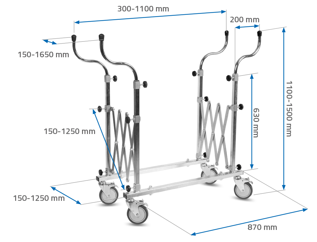 NTools PDR RACK - Mobilny stojak do napraw | Nośność: 40kg