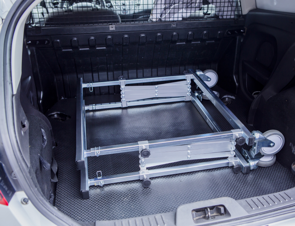 NTools MS - Mobilny stojak do elementów z regulacją długości i wysokości | Nośność: 120 kg