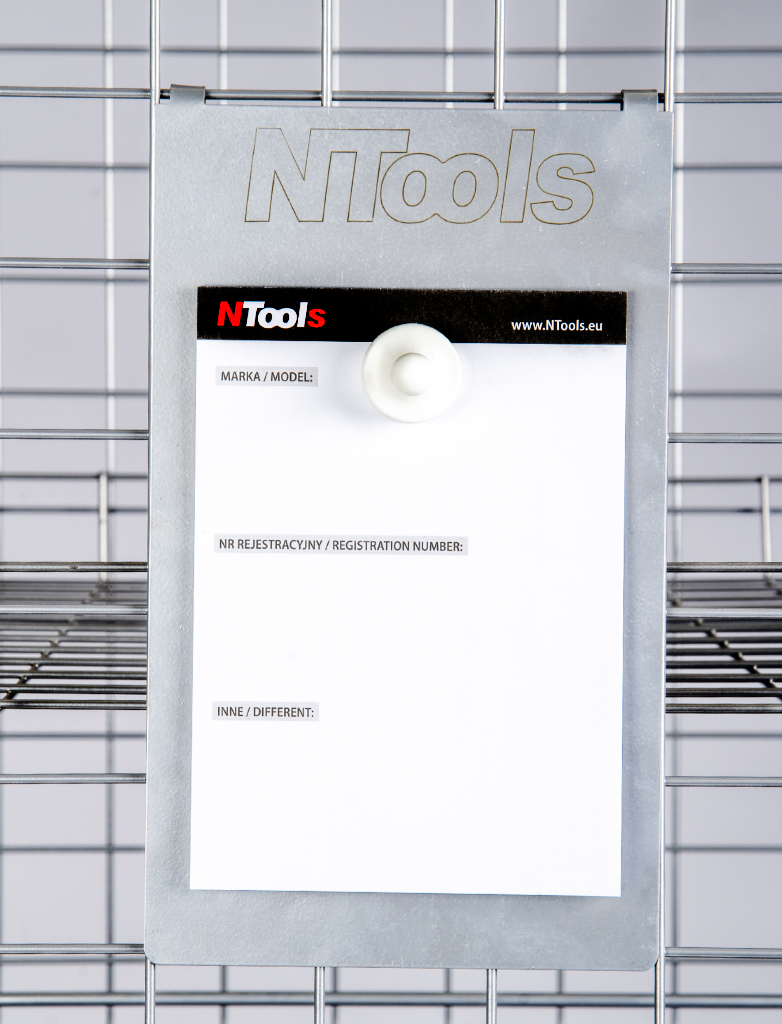 NTools CE Trolley - Wózek pomocniczy do elementów karoserii | 41 kg | 850 x 600 x 2000 mm