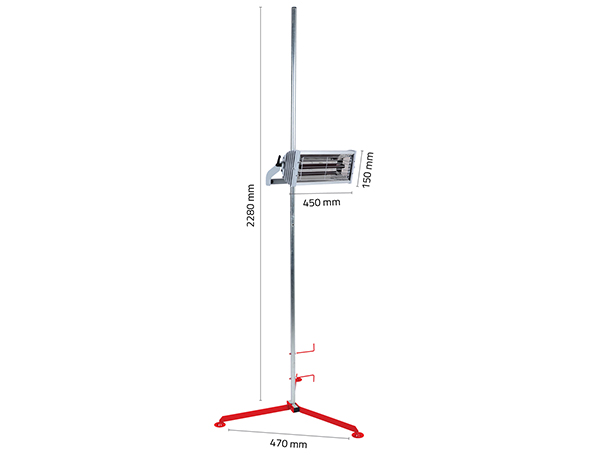NTools FDS1000 - Promiennik 1x1kW z wyłącznikiem czasowym