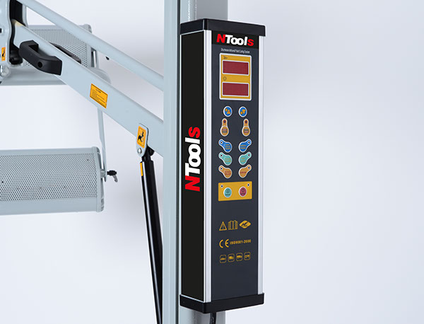 NTools FDS 2000 Plus - Promiennik (2,2kW) z wyłącznikiem czasowym, na wysięgniku teleskopowym | 