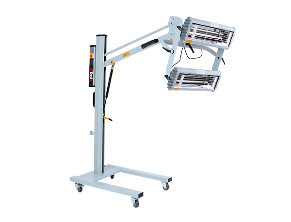 NTools FDS 2000 Plus - Promiennik (2,2kW) z wyłącznikiem czasowym, na wysięgniku teleskopowym | (1)