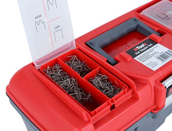 NTools Hot Stapler Set - Zestaw do zgrzewania tworzyw sztucznych | 180 x 90 x 90mm