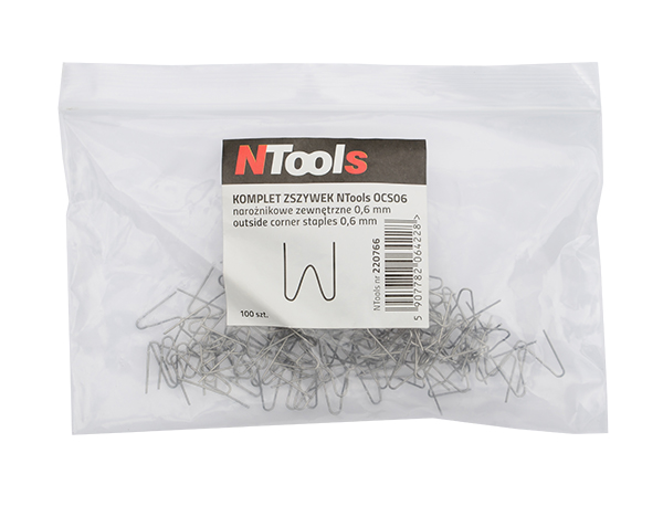 NTools OCS06 - Komplet zszywek - narożnikowe zewnętrzne | 0,6mm | opak. (100szt)