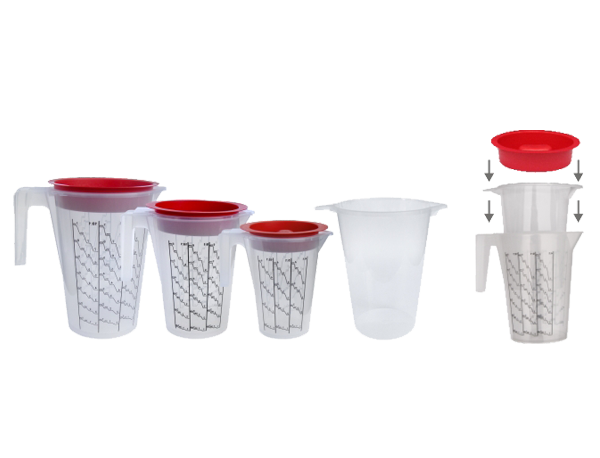 APP Cup System In - Wkład kubka do mieszania farb i lakierów | średni | 1260ml | 