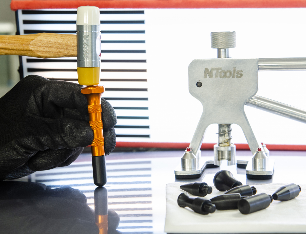 NTools PA9 - Pobijak aluminiowy z wymiennymi końcówkami