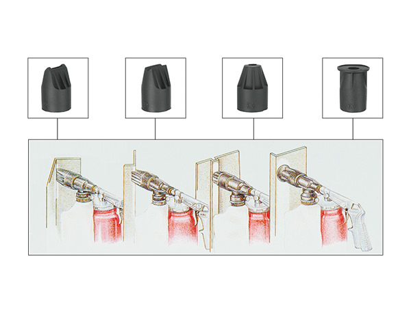 Pistolet do piaskowania z recyrkulacją A211 | + 700g korundu | 500 l/min