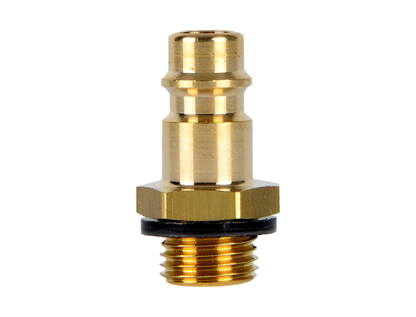 NTools ZL 2 - Wtyczka szybkozłączki EURO z gwintem zewnętrznym 1/4", mosiądz | gwint zewnętrzny | 1/4"