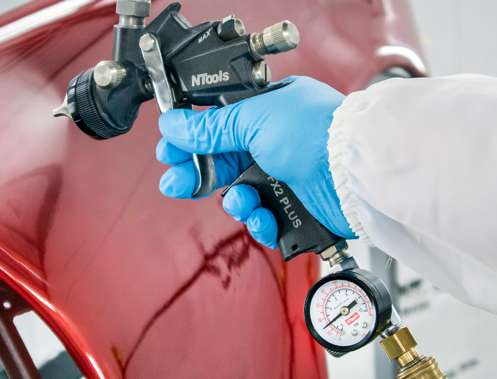 NTools MANO 9 - Regulator powietrza z manometrem | Gwint 1/4"