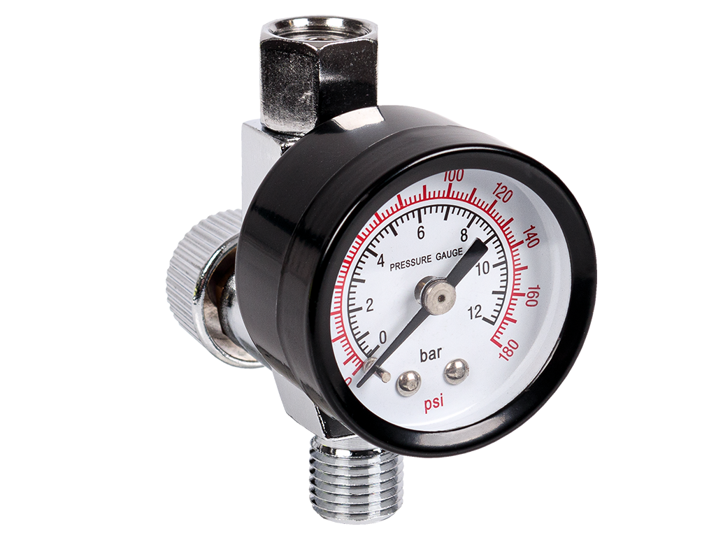 NTools MANO 9 - Regulator powietrza z manometrem | Gwint 1/4"