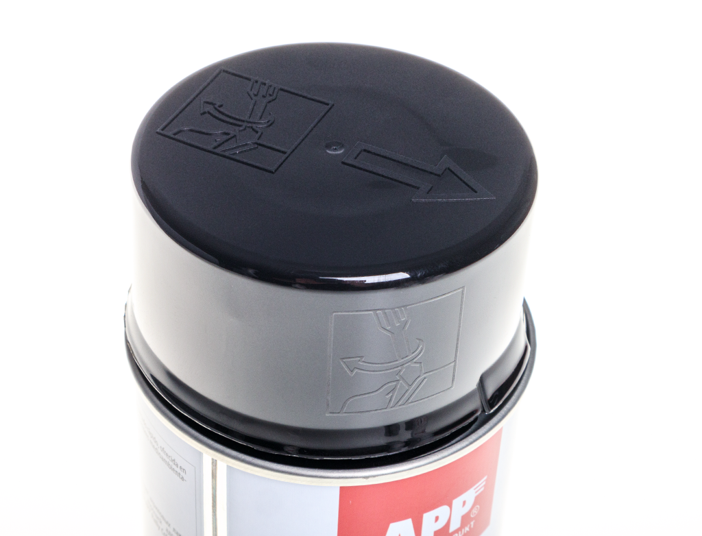 APP Rally Color Spray - Lakier akrylowy | czarny połysk | 500ml