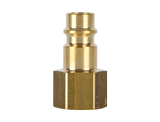 NTools ZL 1 - Wtyczka szybkozłączki EURO z gwintem wewnętrznym 1/4", mosiądz | gwint wewnętrzny | mosiądz | 1/4" | (1)